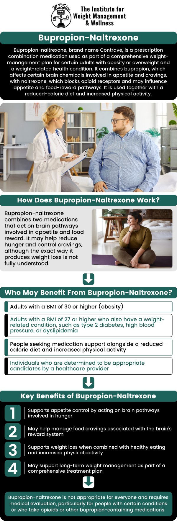 Common questions asked by clients: What is bupropion-naltrexone? How does bupropion-naltrexone help with weight loss? Who is a good candidate for bupropion-naltrexone? How long do I need to take bupropion-naltrexone? Contact us today or book an appointment online for personalized care that works for you. Conveniently located at 150 Overlook Ave, Hackensack, NJ 07601, we proudly serve clients from Ridgewood, Tenafly, Glen Rock, Paramus, Oradell, River Edge, Upper Saddle River, Wyckoff, and surrounding areas.